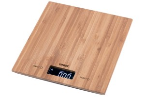 Весы кухонные Centek CT-2466 бамбук, сенсор, LCD- 59х27, max 5кг, шаг 1г.