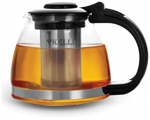Чайник заварочный стеклянный 1.0л. Kelli KL-3086