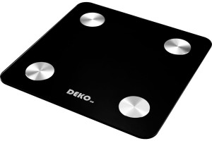 Весы напольные умные повышенной точности DEKO DKSC02 Black, до 180кг 041-0106