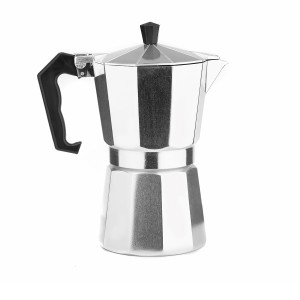 Кофеварка LARA 450мл (9*50 мл), для молотого кофе, алюм. корпус, итал. дизайн LR06-73