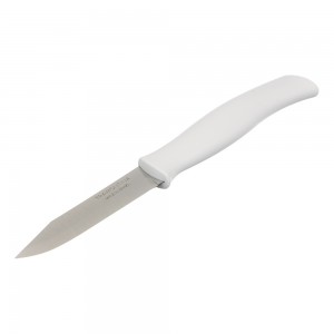 Нож овощной 8см Tramontina Athus белая ручка