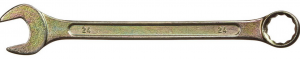 Ключ комб 24мм желтый цинк DEXX 27017-24