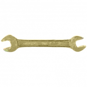 Ключ рожковый 12*13мм, желтый цинк СИБРТЕХ 14305