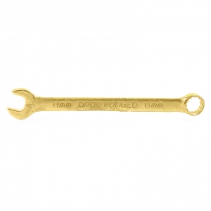 Ключ комбиниров 11мм желтый цинк Сибртех 14977