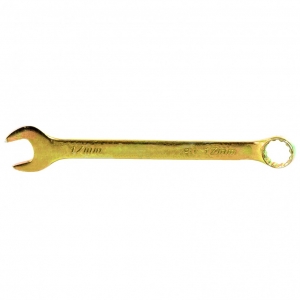 Ключ комбинированный 17мм Желтый цинк СИБРТЕХ 14982